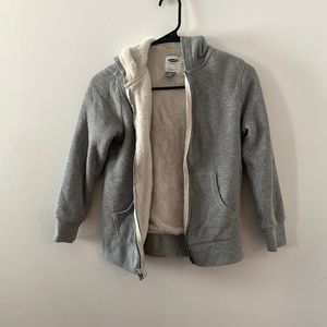 Old navy thick lined sweatshirt size 8